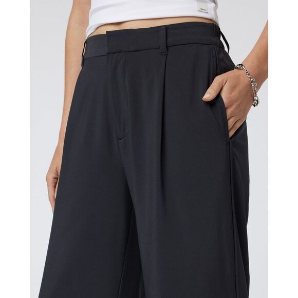 Vuori Women's Black Lightweight Pleated Front Villa Trouser Pants Size Large - Picture 4 of 12